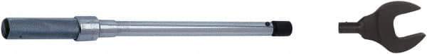 CDI - 1" Drive Interchangeable Head Torque Wrench Assembly - 70 N/m to 350 N/m Torque, 23" OAL, 2 N/m Graduation - Apex Tool & Supply