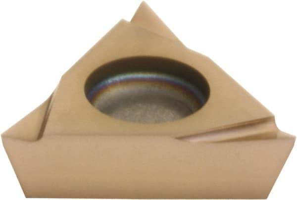 Sumitomo - TPGT630.5 FY Grade ACZ310 Carbide Turning Insert - TiN/AlN Finish, 60° Triangle, 3/16" Inscr Circle, 3/32" Thick, 0.0078" Corner Radius - Apex Tool & Supply