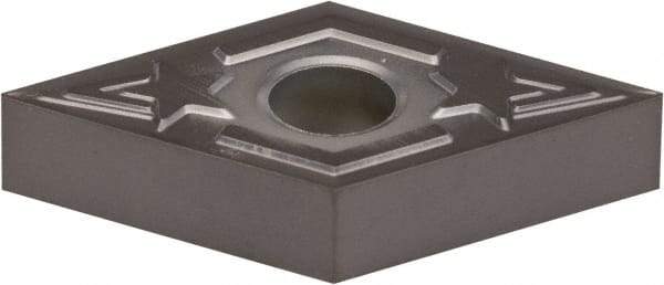 Kennametal - DNGG432 01 Grade KCU10 Carbide Turning Insert - AlTiN Finish, 55° Diamond, 1/2" Inscr Circle, 3/16" Thick, 1/32" Corner Radius - Apex Tool & Supply