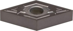 Kennametal - DNGG432 01 Grade KCU10 Carbide Turning Insert - AlTiN Finish, 55° Diamond, 1/2" Inscr Circle, 3/16" Thick, 1/32" Corner Radius - Apex Tool & Supply