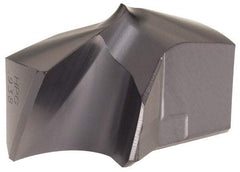 Kennametal - Series KSEM Plus, 15/16" Diam Grade KCPM45 140° Replaceable Drill Tip - Carbide, TiAlN Finish, 4 Seat Size - Apex Tool & Supply