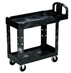 Service Cart - 16 x 30'' 2 Shelves 500 lb Capacity - Apex Tool & Supply