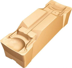 Sandvik Coromant - LN123 GM Grade 1125, 7.92mm Cutting Width Carbide Grooving Insert - 28.7mm Max Depth of Cut, Neutral, 0.3mm Corner Radius, TiAlN Finish - Apex Tool & Supply