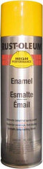 Rust-Oleum - Yellow (John Deere), Gloss, Farm & Equipment Spray Paint - 14 Sq Ft per Can, 15 oz Container, Use on Metal - Apex Tool & Supply