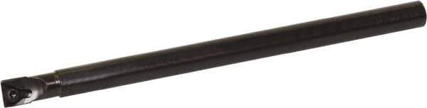 Kyocera - 0.312" Min Bore Diam, 4" OAL, 1/4" Shank Diam, S...STUP (B) Indexable Boring Bar - 1/2" Max Bore Depth, TBGT 121.., TBGW 121.., TBMT 121.. Insert, Screw Holding Method - Apex Tool & Supply
