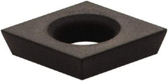Kennametal - CDHB1206 Grade KCU10 Carbide Turning Insert - AlTiN Finish, 80° Diamond, 5/32" Inscr Circle, 0.04 Thick, 0.002" Corner Radius - Apex Tool & Supply