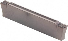 Kennametal - 0205G GMP Grade KCU25, 2.05mm Cutting Width Carbide Grooving Insert - 2mm Max Depth of Cut, Neutral, 0.2mm Corner Radius, AlTiN Finish - Apex Tool & Supply