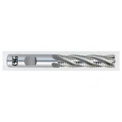 1/4'' Dia. - 2-1/2'' OAL - Bright M-42 Cobalt- Roughing SE EM - 3 FL - Apex Tool & Supply