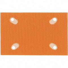 Dynabrade - 3" Diam x 4-1/4" Long, Triangular, Hook & Loop Face, Conversion Backing Pad - Hook & Loop Back, Vacuum Pad - Apex Tool & Supply
