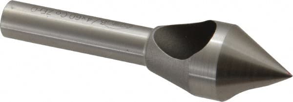 Keo - 3/4" Head Diam, 3/8" Shank Diam, 0 Flute 60° Cobalt Countersink - Apex Tool & Supply