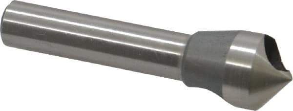 Keo - 1/2" Head Diam, 5/16" Shank Diam, 0 Flute 100° Cobalt Countersink - Bright Finish, 1-3/4" OAL, Single End, Straight Shank, Right Hand Cut - Apex Tool & Supply