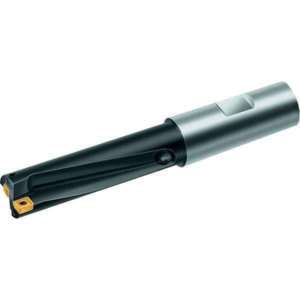 Walter - 43mm Max Drill Depth, 3xD, 14.3mm Diam, Indexable Insert Drill - 1 Insert, Straight Shank - Apex Tool & Supply