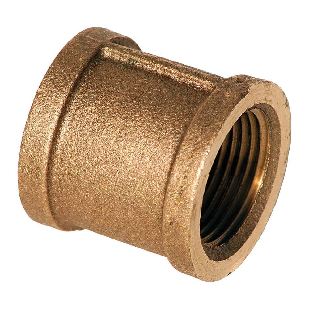 Merit Brass - Brass & Chrome Pipe Fittings Type: Coupling Fitting Size: 1 - Apex Tool & Supply