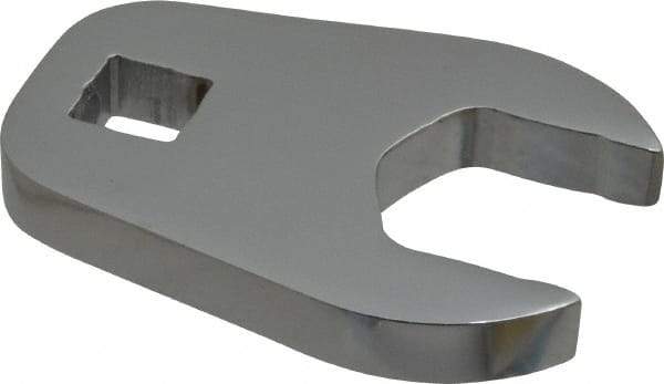 Proto - 27mm 1/2" Drive Full Polish Chrome Open End Crowfoot Wrench - 2.9" OAL - Apex Tool & Supply