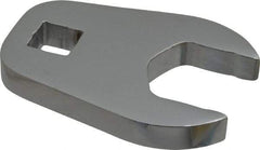 Proto - 27mm 1/2" Drive Full Polish Chrome Open End Crowfoot Wrench - 2.9" OAL - Apex Tool & Supply