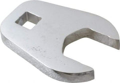 Proto - 28mm 1/2" Drive Full Polish Chrome Open End Crowfoot Wrench - 3" OAL - Apex Tool & Supply