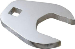 Proto - 35mm 1/2" Drive Full Polish Chrome Open End Crowfoot Wrench - 3.4" OAL - Apex Tool & Supply