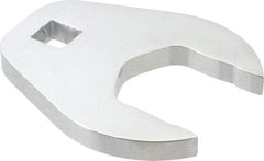 Proto - 38mm 1/2" Drive Full Polish Chrome Open End Crowfoot Wrench - 3.4" OAL - Apex Tool & Supply