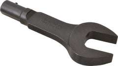 Proto - 1-1/8" Open End Torque Wrench Interchangeable Head - 3,600 In/Lb Max Torque, Use with Proto Torque Wrenches - Apex Tool & Supply
