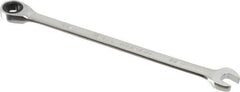 Blackhawk by Proto - 11/32" 12 Point Combination Wrench - 15° Head Angle, 6-7/8" OAL, Steel, Chrome Finish - Apex Tool & Supply