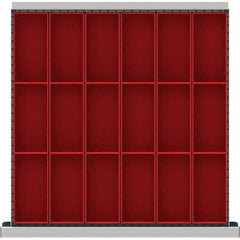 LISTA - 18-Compartment Drawer Divider Layout for 3.15" High Drawers - Apex Tool & Supply