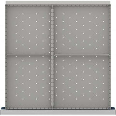 LISTA - 4-Compartment Drawer Divider Layout for 3.15" High Drawers - Apex Tool & Supply