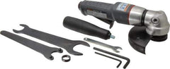 Ingersoll-Rand - 5" Wheel Diam, 12,000 RPM, Pneumatic Angle & Disc Grinder - 5/8-11 Spindle, 41 CFM, Rear Exhaust - Apex Tool & Supply