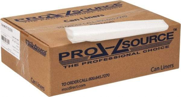 PRO-SOURCE - 1.5 mil Thick, Heavy-Duty Trash Bags - 40" Wide x 46" High, Clear - Apex Tool & Supply