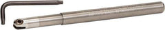 Kennametal - 16mm Cut Diam, 8mm Max Depth of Cut, 16mm Shank Diam, 175mm OAL, Indexable Ball Nose End Mill - 55mm Head Length, Straight Shank, KDMB Toolholder, KDMB 16.. Insert - Apex Tool & Supply