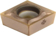 Sumitomo - CCMT21.52 ESU Grade AC520U Carbide Turning Insert - TiAlN/AlCrN Finish, 80° Diamond, 1/4" Inscr Circle, 3/32" Thick, 1/32" Corner Radius - Apex Tool & Supply