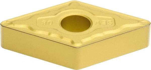 Sumitomo - DNMX433 ESEW Grade AC820P Carbide Turning Insert - Al2O3 Finish, 55° Diamond, 1/2" Inscr Circle, 3/16" Thick, 3/64" Corner Radius - Apex Tool & Supply