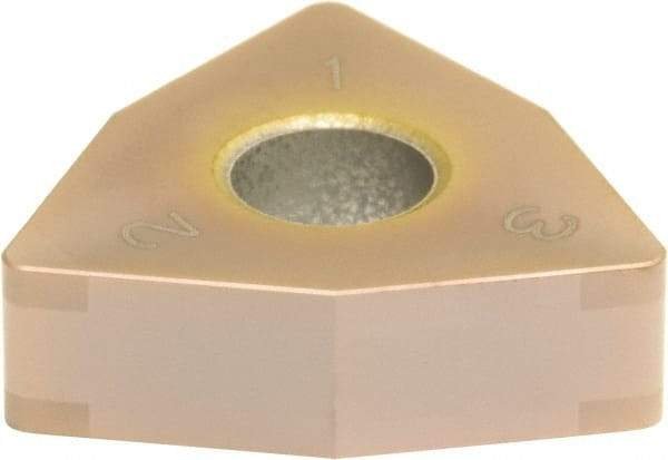 Sumitomo - 6NC-WNGA432 Grade BNC160 PCBN Turning Insert - TiN Finish, 80° Trigon, 1/2" Inscr Circle, 3/16" Thick, 1/32" Corner Radius - Apex Tool & Supply
