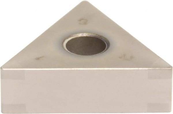 Sumitomo - 6NC-TNGA331 Grade BNC300 PCBN Turning Insert - TiN Finish, 60° Triangle, 3/8" Inscr Circle, 3/16" Thick, 1/64" Corner Radius - Apex Tool & Supply