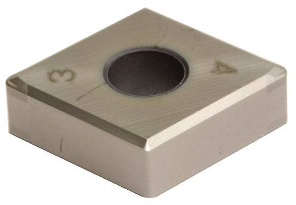 Sumitomo - 4NC-CNGG433 SV Grade BNC200 PCBN Turning Insert - TiN Finish, 80° Diamond, 1/2" Inscr Circle, 3/16" Thick, 3/64" Corner Radius - Apex Tool & Supply