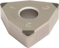 Sumitomo - 3NU-WNGA432 Grade BN350 PCBN Turning Insert - Uncoated, 80° Trigon, 1/2" Inscr Circle, 3/16" Thick, 1/32" Corner Radius - Apex Tool & Supply