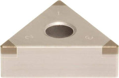 Sumitomo - 3NU-TNGA332 Grade BN1000 PCBN Turning Insert - Uncoated, 60° Triangle, 3/8" Inscr Circle, 3/16" Thick, 1/32" Corner Radius - Apex Tool & Supply