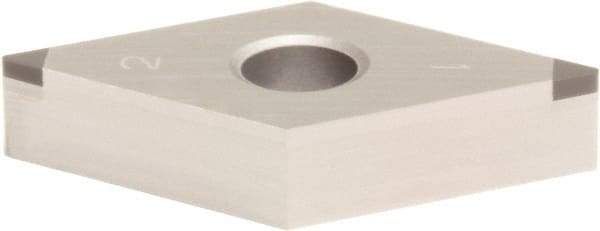 Sumitomo - 2NU-DNGA431 Grade BN700 PCBN Turning Insert - Uncoated, 55° Diamond, 1/2" Inscr Circle, 3/16" Thick, 1/64" Corner Radius - Apex Tool & Supply