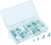 70 Pc. Grease Fitting Assortment - Contains: straight; 45 degree and 90 degree - Apex Tool & Supply