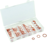 110 Pc. Copper Washer Assortment - 1/4" - 5/8" - Apex Tool & Supply