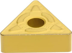 Sumitomo - TNMG333 EME Grade AC820P Carbide Turning Insert - Al2O3 Finish, 60° Triangle, 3/8" Inscr Circle, 3/16" Thick, 3/64" Corner Radius - Apex Tool & Supply