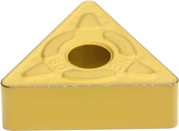 Sumitomo - TNMG432 EME Grade AC830P Carbide Turning Insert - Al2O3 Finish, 60° Triangle, 1/2" Inscr Circle, 3/16" Thick, 1/32" Corner Radius - Apex Tool & Supply