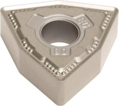Sumitomo - WNMG432 EEG Grade EH510 Carbide Turning Insert - Uncoated, 80° Trigon, 1/2" Inscr Circle, 3/16" Thick, 1/32" Corner Radius - Apex Tool & Supply