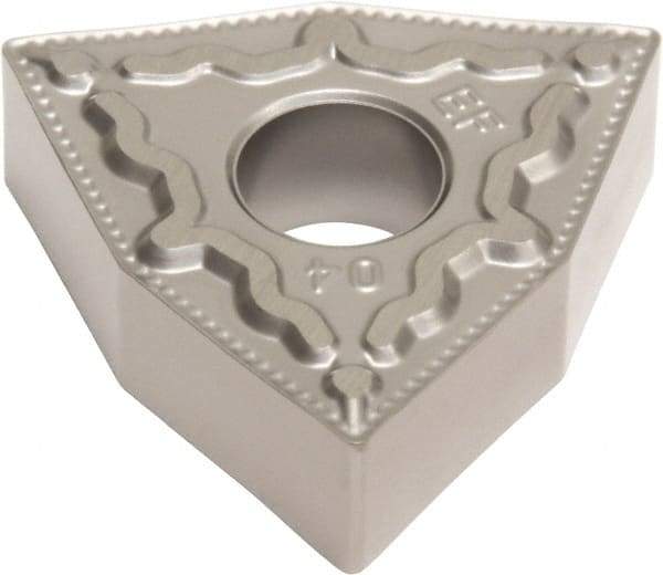 Sumitomo - WNMG432 EEF Grade EH520 Carbide Turning Insert - Uncoated, 80° Trigon, 1/2" Inscr Circle, 3/16" Thick, 1/32" Corner Radius - Apex Tool & Supply