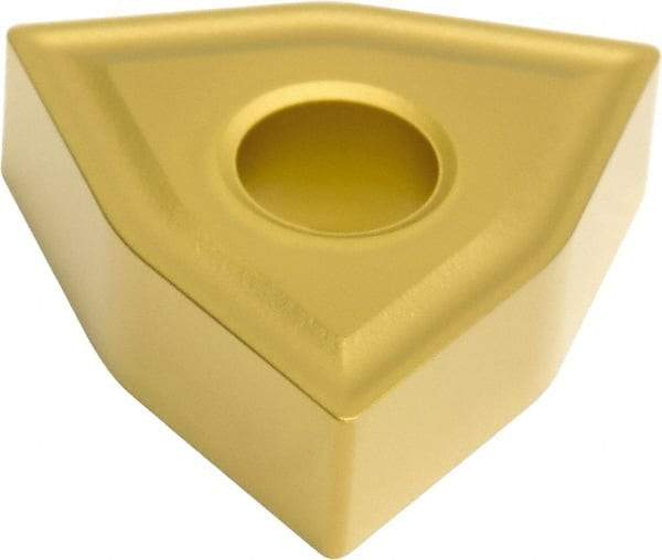 Sumitomo - WNMG432 ENZ Grade AC700G Carbide Turning Insert - TiC Finish, 80° Trigon, 1/2" Inscr Circle, 3/16" Thick, 1/32" Corner Radius - Apex Tool & Supply