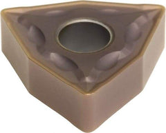 Sumitomo - WNMG432 EMU Grade AC510U Carbide Turning Insert - TiAlN/AlCrN Finish, 80° Trigon, 1/2" Inscr Circle, 3/16" Thick, 1/32" Corner Radius - Apex Tool & Supply