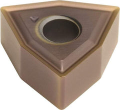 Sumitomo - WNMG432 EEX Grade AC530U Carbide Turning Insert - TiAlN/AlCrN Finish, 80° Trigon, 1/2" Inscr Circle, 3/16" Thick, 1/32" Corner Radius - Apex Tool & Supply