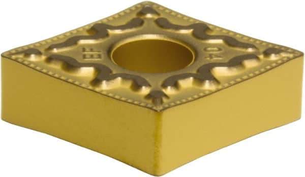 Sumitomo - CNMG432 EEF Grade AC630M Carbide Turning Insert - Al2O3 Finish, 80° Diamond, 1/2" Inscr Circle, 3/16" Thick, 1/32" Corner Radius - Apex Tool & Supply