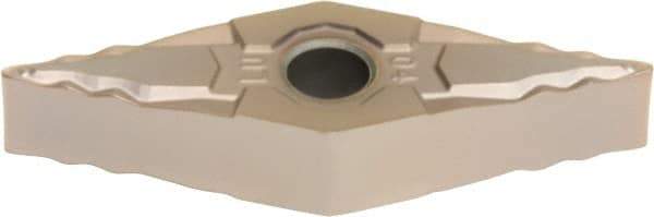Sumitomo - VNMG332 ELU Grade T2000Z Cermet Turning Insert - TiN/AlN Finish, 35° Diamond, 3/8" Inscr Circle, 3/16" Thick, 1/32" Corner Radius - Apex Tool & Supply
