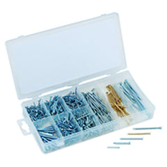 550 Pieces Nail Assortment - Brad nails, finishing nails and masonry nails - Apex Tool & Supply