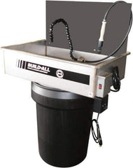 Build-All - Drum Mount Water-Based Parts Washer - 25 Gal Max Operating Capacity, 304 Stainless Steel Tank, 115 Input Volts - Apex Tool & Supply